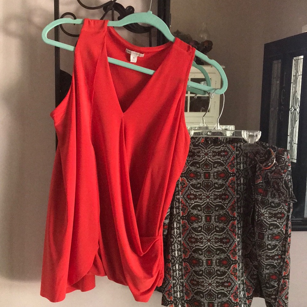 Blouse and skirt